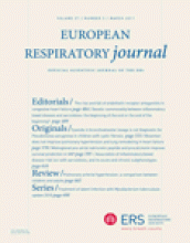 European Respiratory Journal: 37 (3)