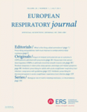 European Respiratory Journal: 38 (1)