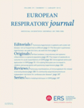 European Respiratory Journal: 39 (1)