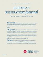 European Respiratory Journal: 41 (1)