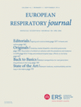 欧洲呼吸杂志：44（3）