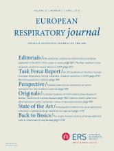 欧洲呼吸杂志:45 (4)