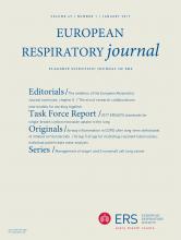 European Respiratory Journal: 49 (1)