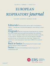 欧洲呼吸杂志：50（2）