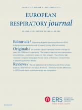 European Respiratory Journal: 52 (3)