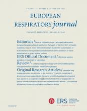 European Respiratory Journal: 58 (6)