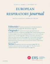 European Respiratory Journal: 38 (3)