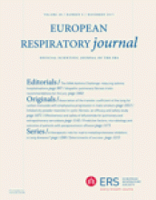 European Respiratory Journal: 38 (5)