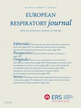 European Respiratory Journal: 39 (6)