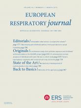 European Respiratory Journal: 45 (3)